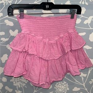 Pink Ruffle Skirt